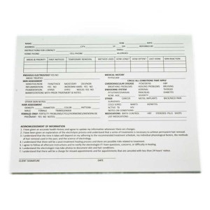 Health History Assessment Pad - Horizontal